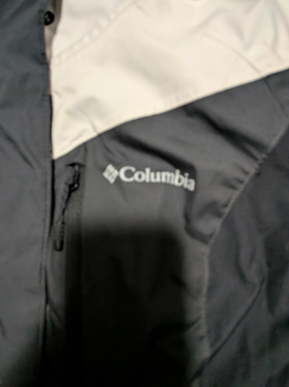 Columbia Women's Medium Rosie Run Omni-Tech Insulated Jacket Shark White Black - Picture 5 of 8